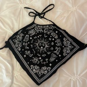 bandana backless top